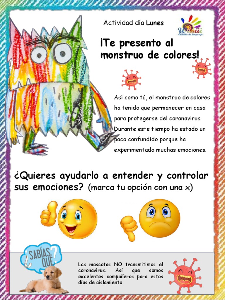 Cuadernillo de Actividades Sobre Las Emociones | PDF | Las emociones | Ira