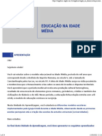 Aula 03 - Educação Na Idade Média.