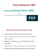 Week 9 - Drug (Control) Ordinance 1982