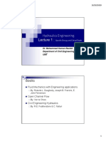 1 Lec Specific Energy and Critical Depth