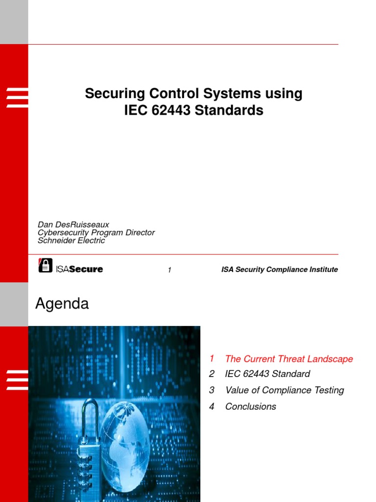 2018 IEC 62443 and ISASecure Overview - Suppliers Persp | PDF ...