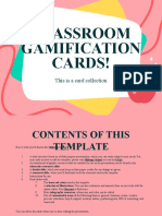 Classroom Gamification Cards! by Slidesgo