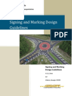 Gdot Signing and Marking Design Guidelines