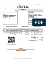 Invoice for 50 Small Flyers