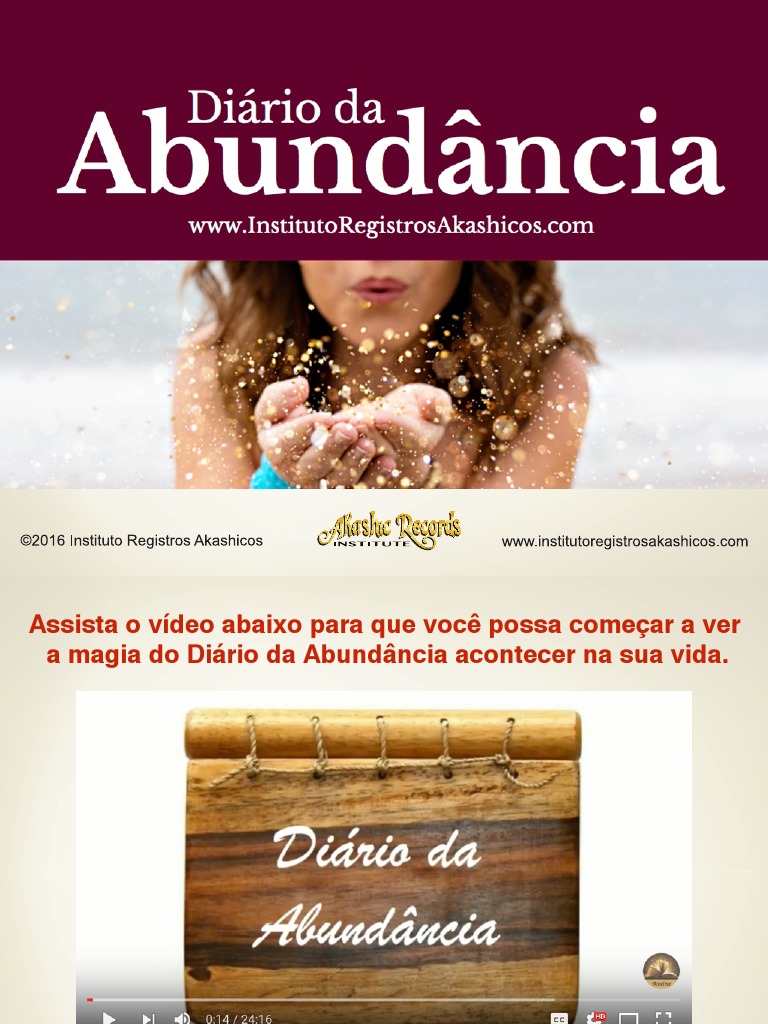 DiarioDaAbundancia Instituto Registros Akashicos Patricia Missakian