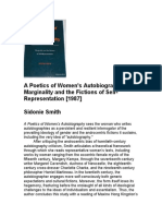 A Poetics of Womens Autobiography Margin