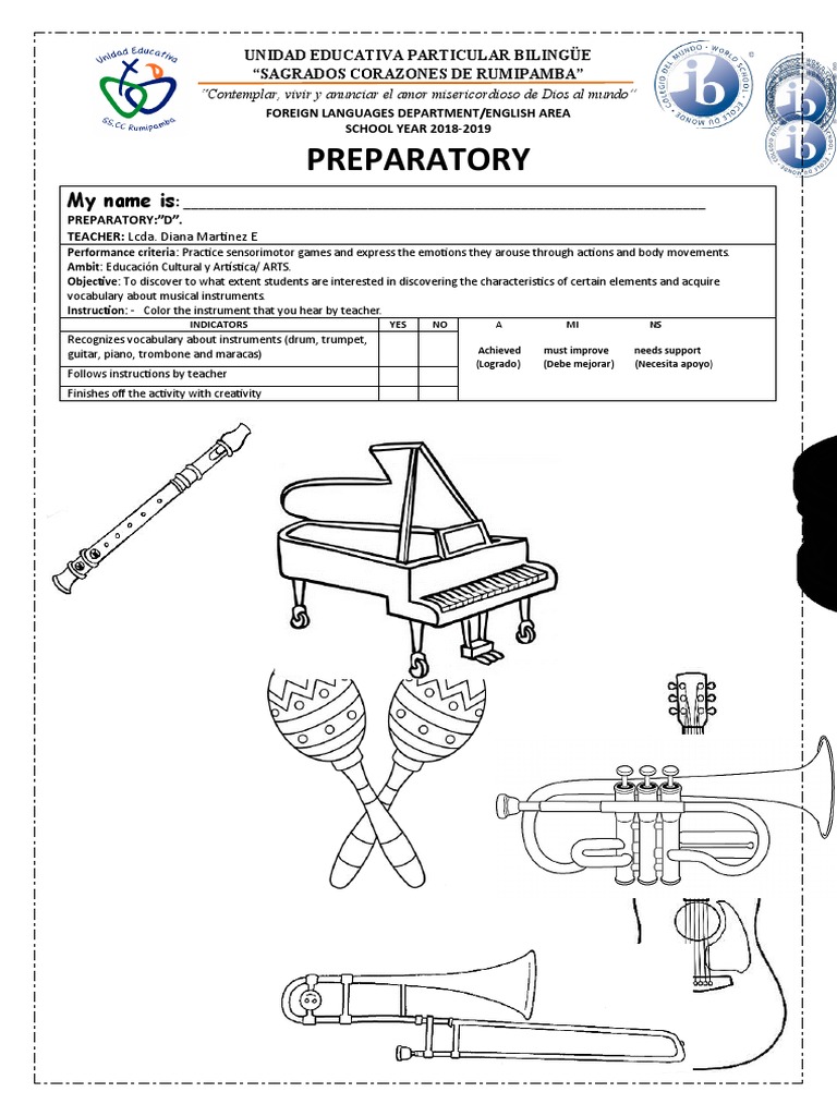 Activity - Musical Instrument | PDF