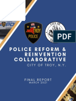 FINAL REPORT Troy Police Reform and Reinvention Collaborative 2021