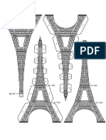 Torre Eiffel Craft para Armar