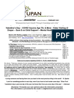 UPAN Newsletter Volume 8 Number 2 - February 2021