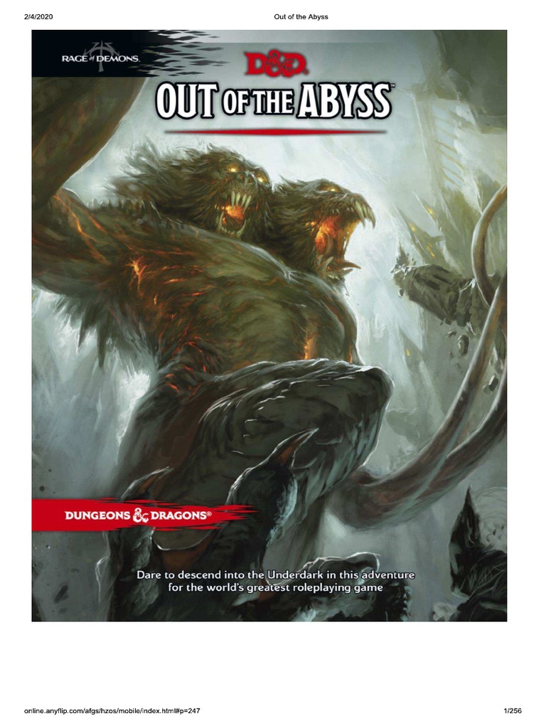 Out of The Abyss | PDF