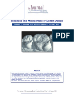 Diagnosis e Manegement Fo Dental Erosion