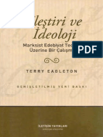 Terry Eagleton - Eleştiri Ve İdeoloji - Marksist Edebiyat Teorisi Üzerine Bir Çalışma