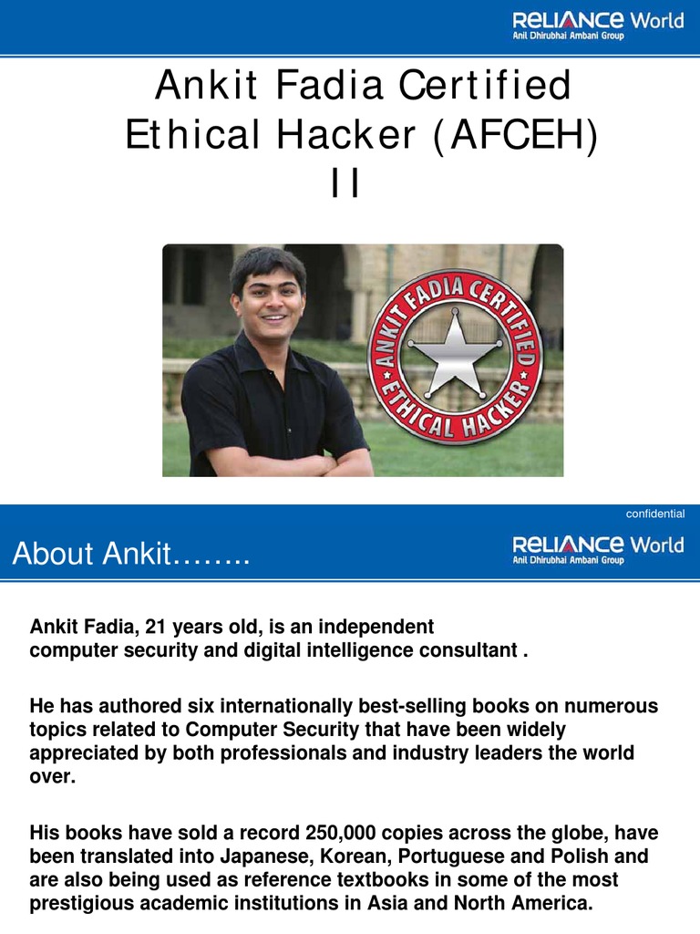 Ankit+Fadia+Certified+Ethical+Hacker+(AFCEH)+II | Transmission Control ...
