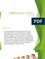Embriologia Clinica Ciclo Fetal