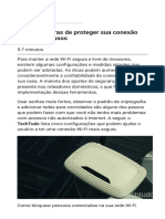 Cinco Maneiras de Proteger Sua Conexão Wi-Fi de Intrusos