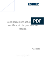 Recurso No. 3 - Consideraciones Actuales de La Certificación de Procesos en México".
