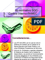 Contexto Normativo SGC-PAMEC-Control Interno