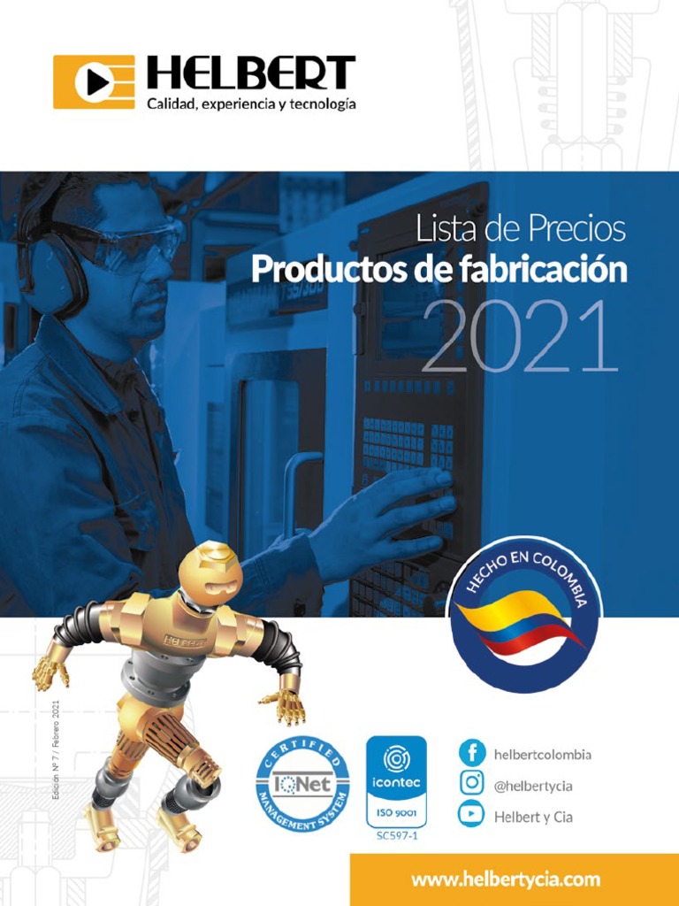Lista de Precios Helbert 2025 | PDF | Sustancias químicas | Materiales ...