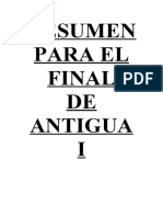 Rsumen Final de Antigua I