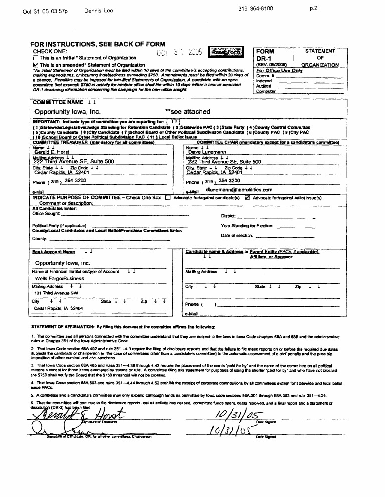 For Instructions, See Back of Form: May Be Imposed Formfel D Office ...