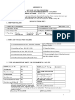 MARPOL Advance Notification Form for Waste Delivery 05.01.2017 Sludge