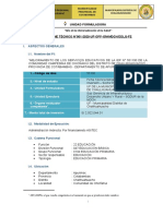 Informe Tecnico N°001 Evaluación I.E.P. Chicñahui