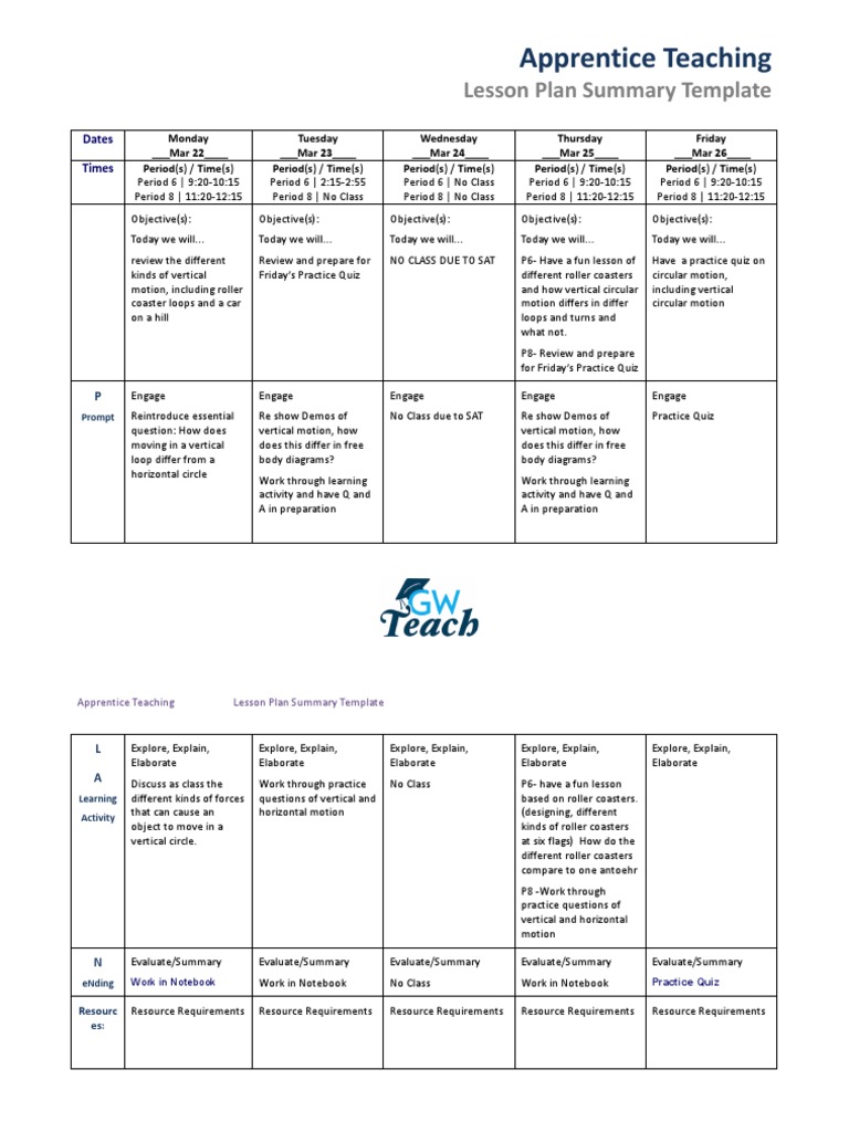 What Is A Lesson Plan Summary? – BAEUL