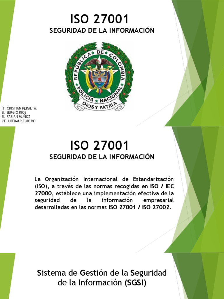 Implementación del SGSI en ISO 27001 | PDF | Seguridad de información ...