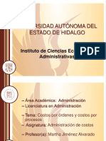 Administracion-costos Costos Por Órdenes y Costos Por PROCESOS