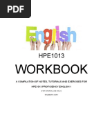 WORKBOOK HPE1013 Students Copy Fourth Ed