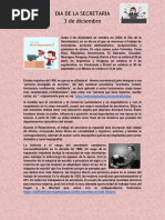Día de La Secretaria (O) - 3 de Diciembre