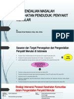 Pengendalian Masalah Kesehatan Penduduk Penyakit Menular