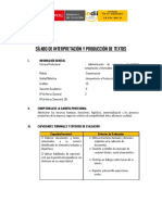 II Sem 1 Silabo Interpretacion y Produccion de Textos Silabo