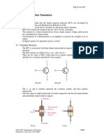 IV. Bipolar Junction Transistors: LED 10302: Introduction To Electronics Meet Prepared By: AZO, AZJ, ATA, MSH