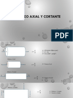 Esfuerzo Axial y Cortante