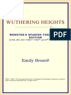 (Emily Brontë) Wuthering Heights (Webster S Spani, PDF, Translations