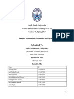 North South University: Course-Intermediate Accounting (Act330) Section - 06, Spring 2017