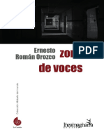 Libro Ernesto Román Orozco. Zona de voces.