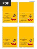 lembrancinha tire essas minhocas da cabeça