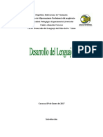 Desarrollo lenguaje niños 0-7 años