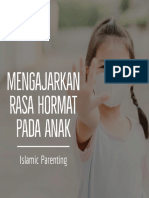 Mengajarkan Rasa Hormat Pada Anak