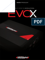 2020 EVOX car amplifier price list with power specs
