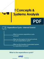 IT Concepts & Systems Analysis
