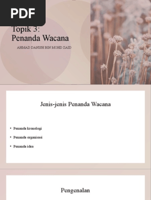 Penanda Wacana Pdf