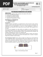 VI Characteristics of Diode