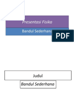 Presentasi Fisika Bandul Sederhana a