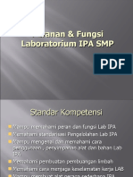 Peran & Fungsi Laboratorium Ipa
