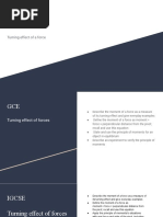 Moments: Turning Effect of A Force
