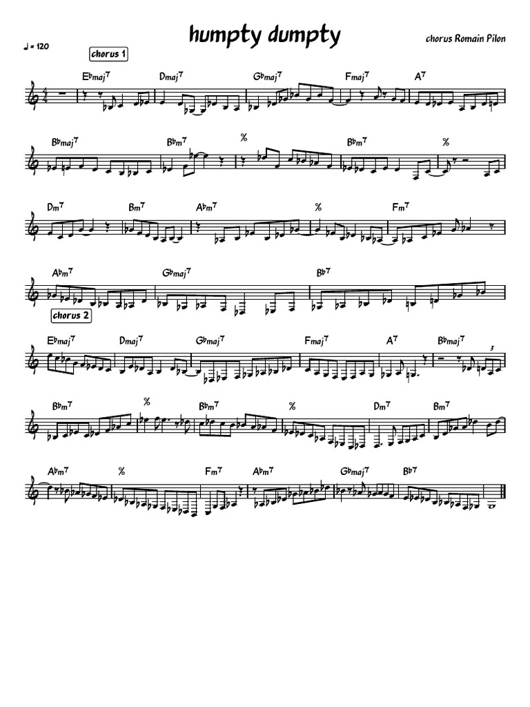Humpty - Dumpty Chorus Romain Pilon | PDF